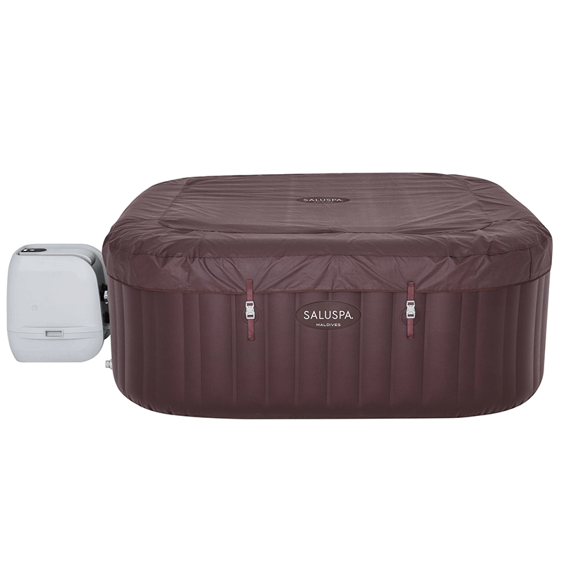 Saluspa Maldives Hydrojet Pro 5-7 Person Inflatable Hot Tub (79 x 79 x 31 Inches)