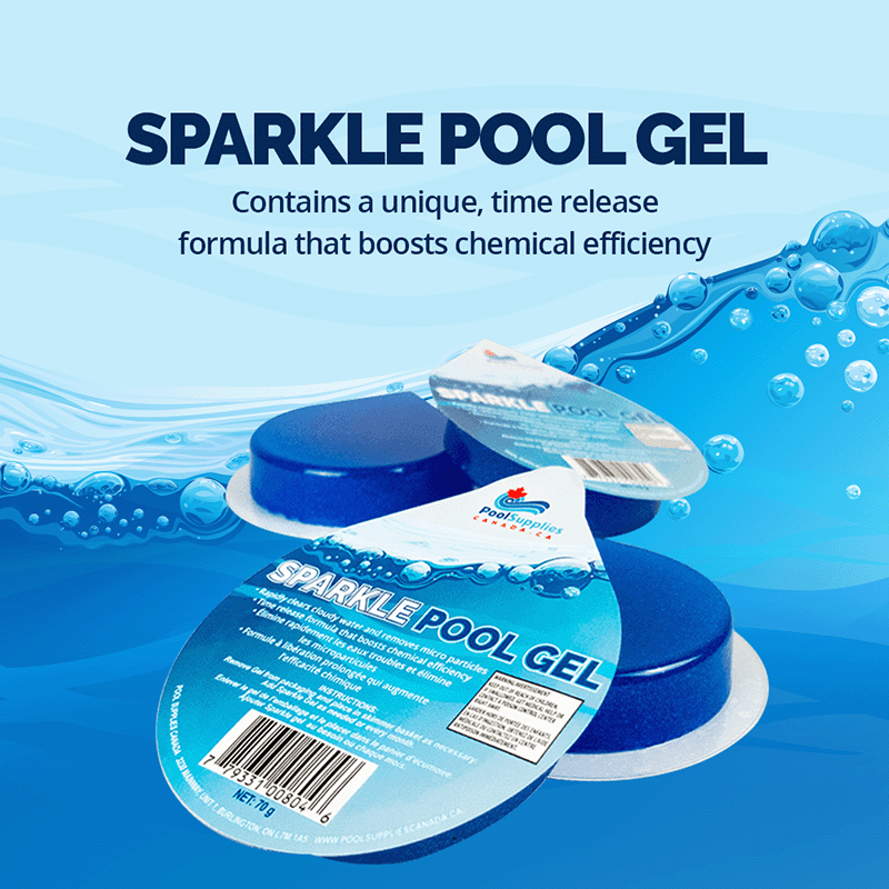 Gel de piscine Sparkle (70 g) par Pool Supplies Canada - Paquet de 4