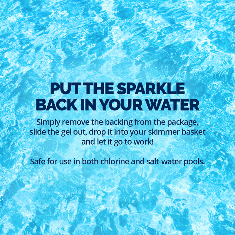 Gel de piscine Sparkle (70 g) par Pool Supplies Canada - Paquet de 4