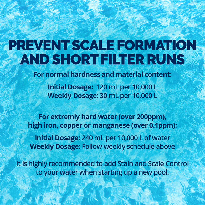 Contrôle des taches et du dépôt calcaire (1 L) par Pool Supplies Canada