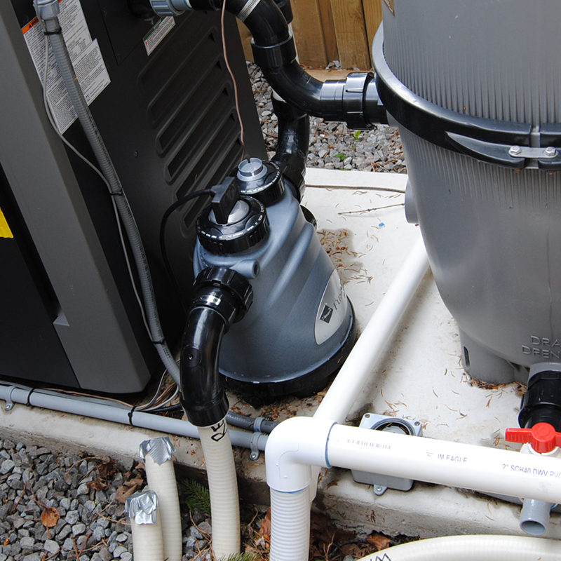 Service Installation of Chlorinator or Nature2 System Pool Supplies