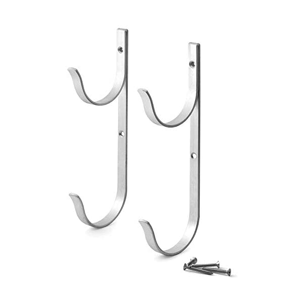 Ensemble de crochets pour mât d'aspirateur en aluminium (lot de 2)