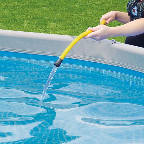 Open Box Bestway Power Steel Pro Max Complete 16 ft Round Above Ground 48 inch Metal Frame Pool Kit with Pump, Filter, Cover and Ladder