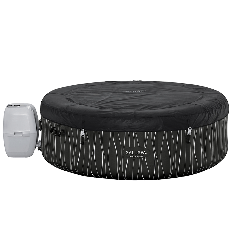 Open Box Saluspa Hollywood Airjet 46 Person Inflatable Hot Tub (77 x