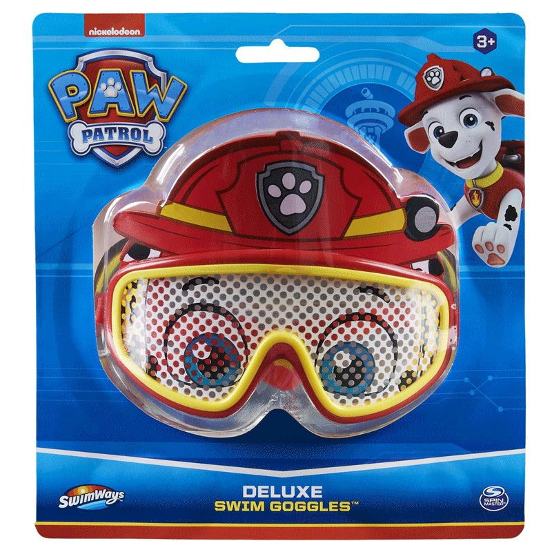 Swim Ways Child Paw Patrol Character Mask Deluxe Swim Goggles (Marshall)