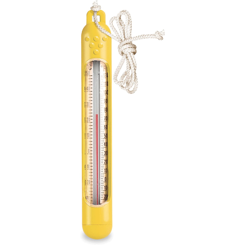 HydroTools Colour View Tube Thermometer (Yellow) Pool Supplies Canada