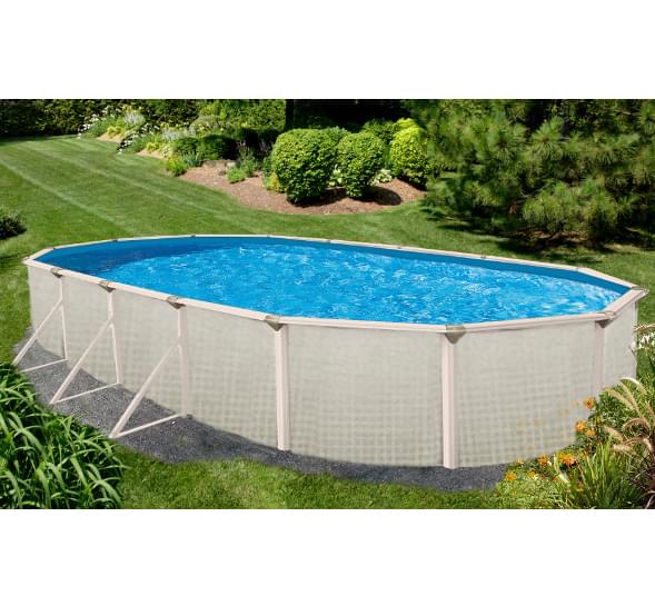 Open Box Piscine Hors Terre Évolution de 12 x 24 pieds Ovale