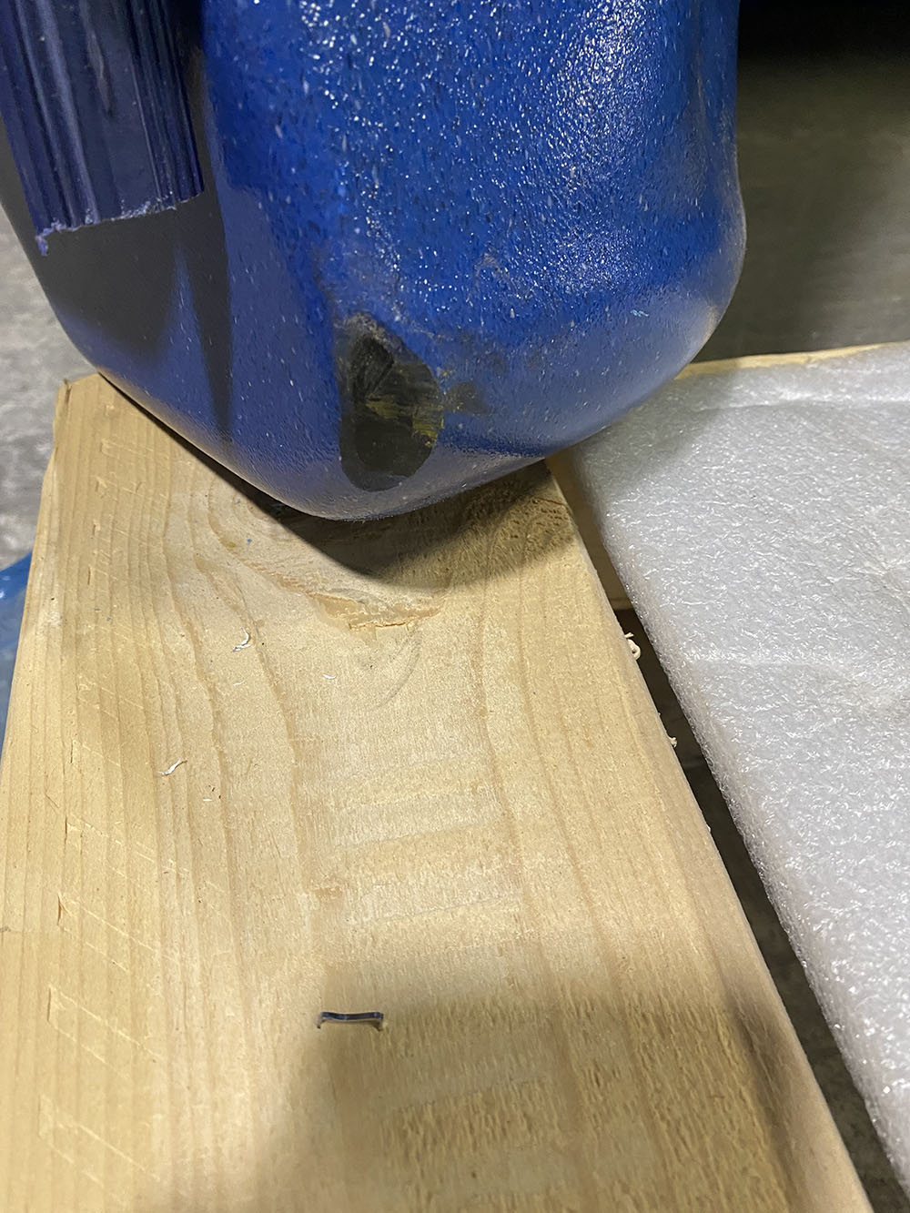 Open Box Perrons Performance de 8 pieds et Marches de 4 pieds Courbe Français - Granite Bleu