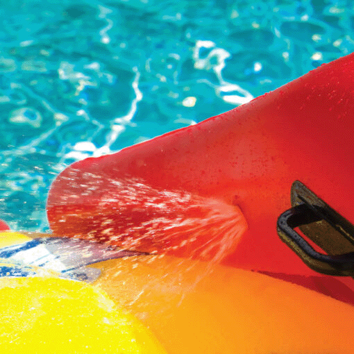 WOW Slide N Smile Single Lane Pool Slide with Sprinkler