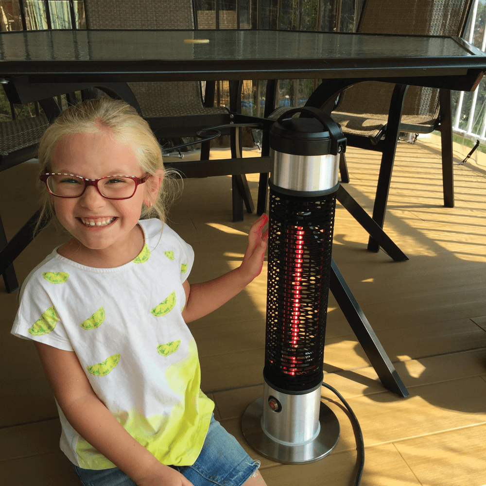 Infrared Standing Electric Outdoor Heater (1000W)