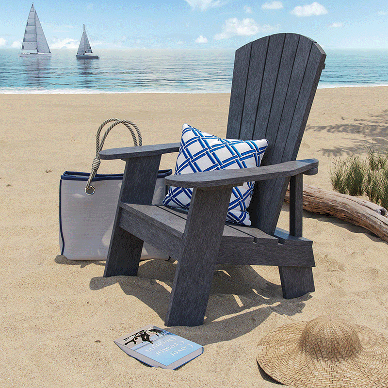 Capterra Adirondack Resin Chair (Greystone)