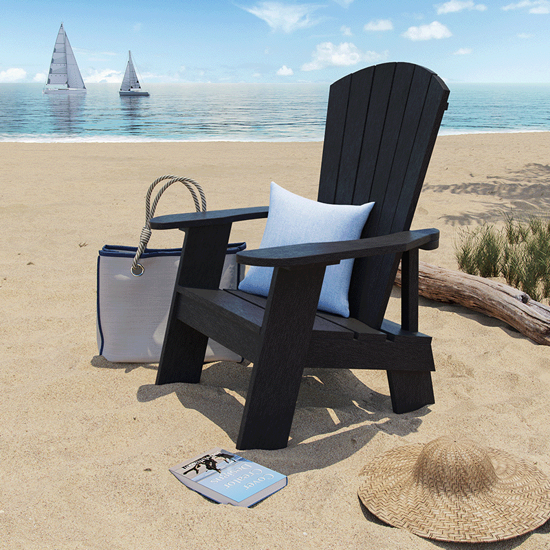 Capterra Adirondack Resin Chair (Onyx)