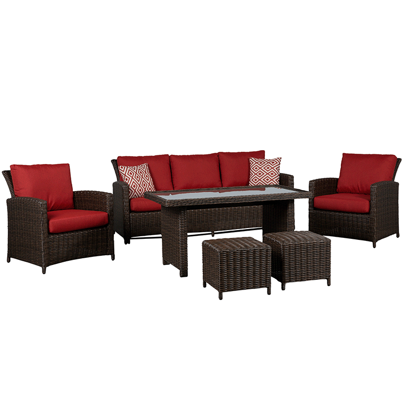 Mont Lexington 6 Piece Deep Seating Conversation Set Pool Supplies Canada
