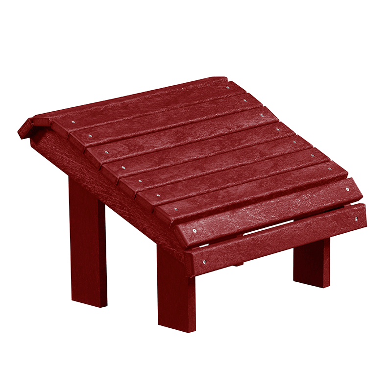 Capterra Adirondack Premium Resin Footstool (Red Rock)