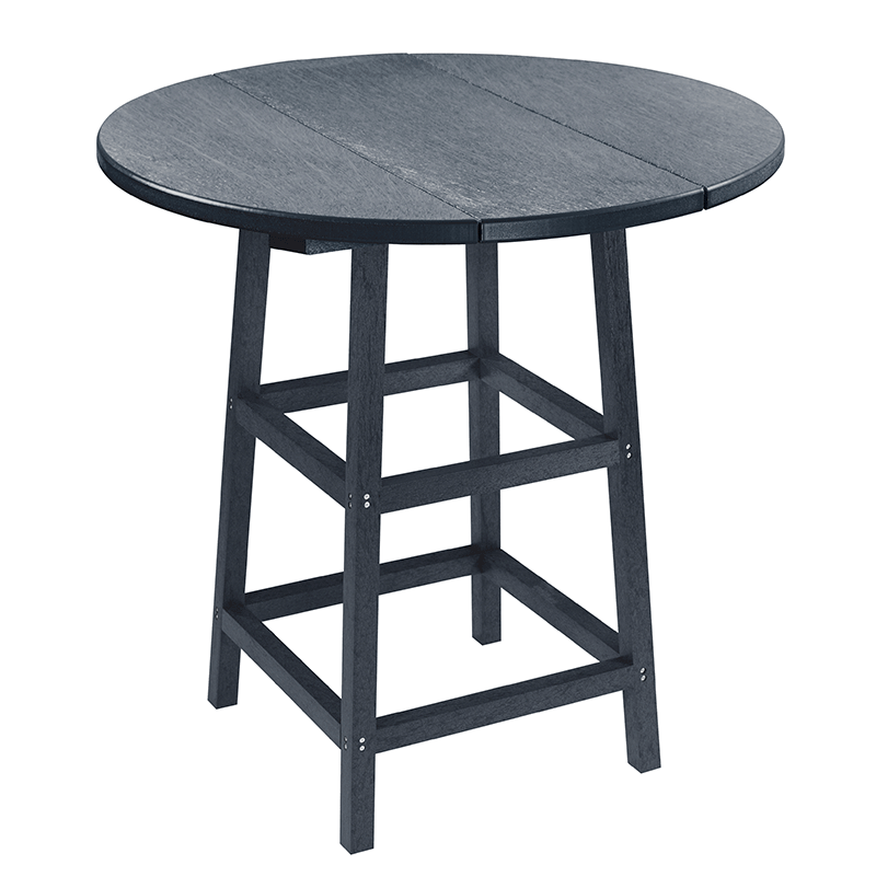 Capterra Adirondack 32 Inch Round Table and Base (Greystone)