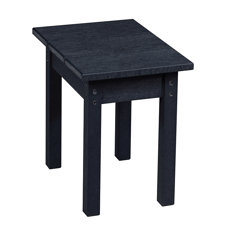 Capterra Adirondack Rectangular Patio Side Table (Onyx)