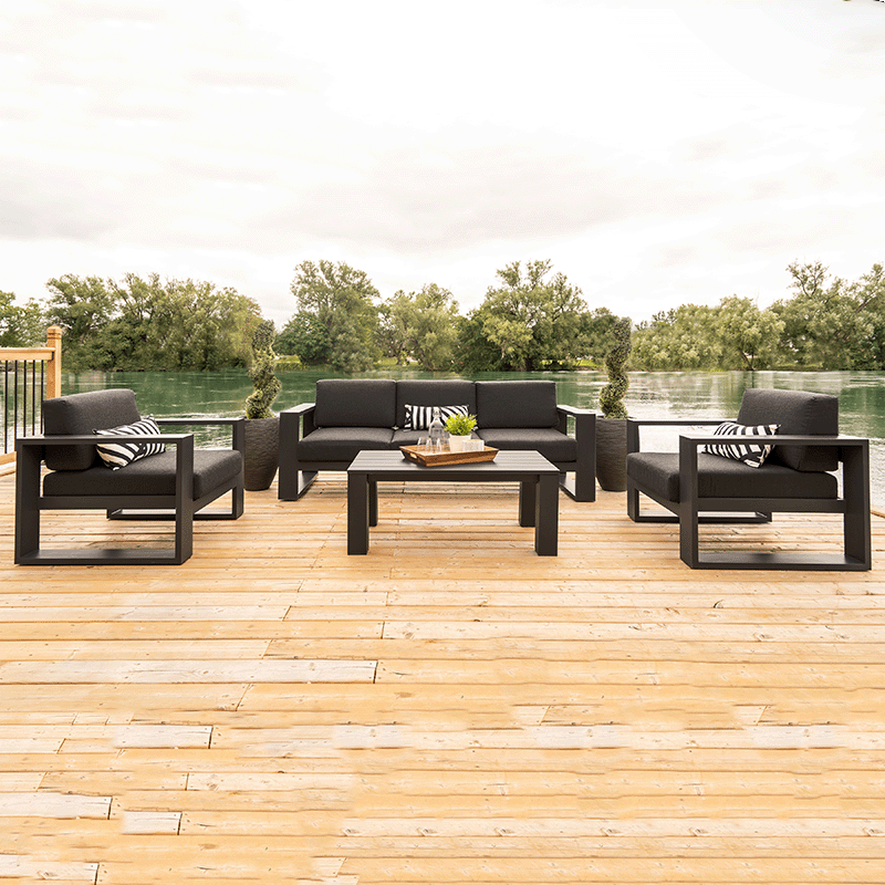Cassera 4 Piece Outdoor Lounge Set
