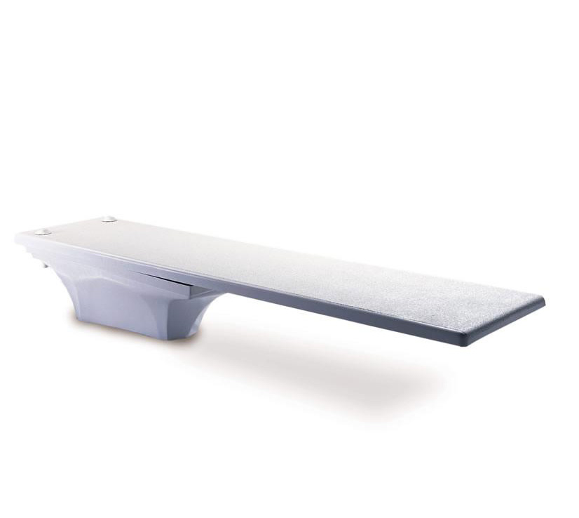 Open Box 8 ft Techni-Beam Diving Board Only (White - Pre-Drilled)