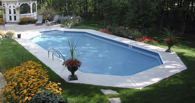 Piscine Creusée Grecque 19 x 40 pi Forfait Complète