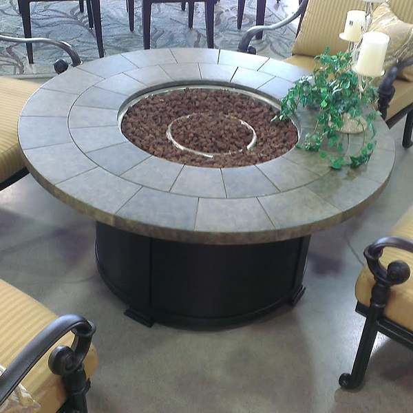 48 Round Pebble Fire Pit Pool Supplies Canada