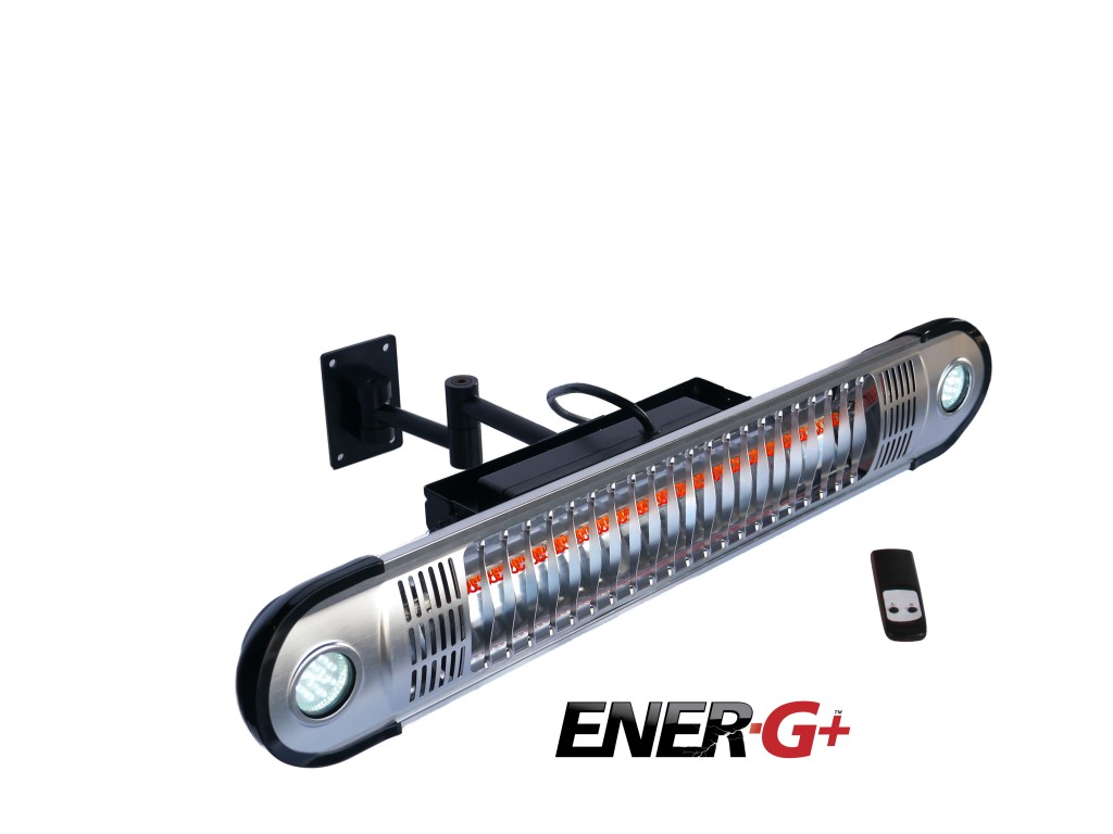 Discontinued Mounted Infrared Heater 120 Volts with LED Lights