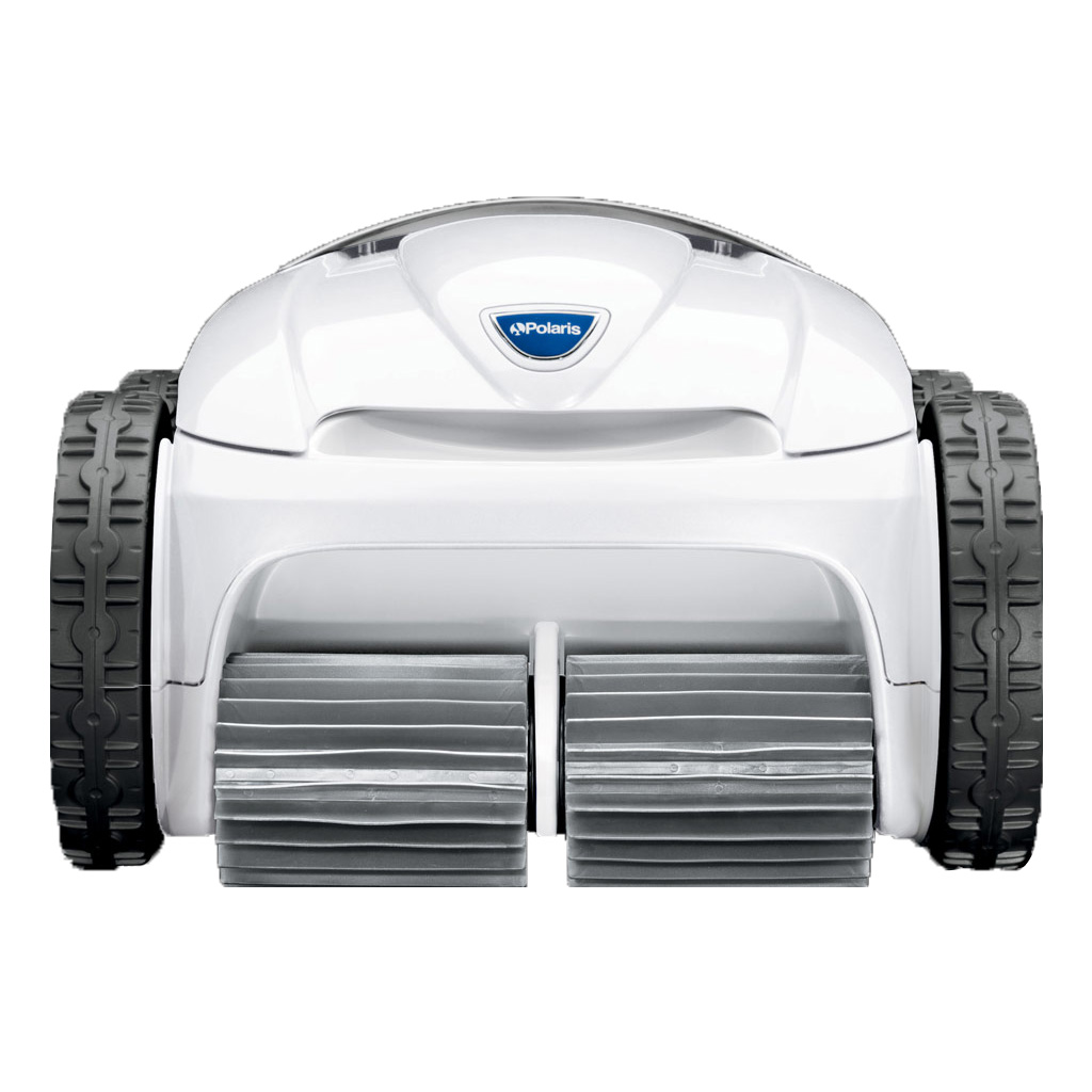 Open Box Polaris P945 4WD Robotic Automatic Pool Cleaner & Caddy Cart