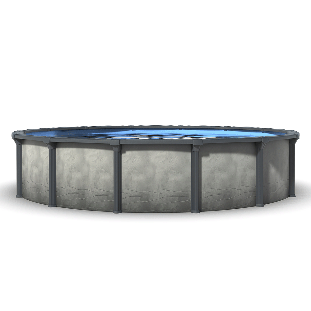 Montage 27 ft Round Above Ground Pool with Liner and Skimmer