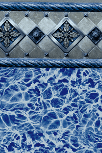 Bayview Diffusion 15 x 24 ft Oval UniBead Liner 52 inch Standard Specification Extra Heavy Gauge