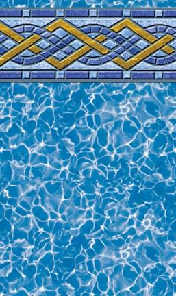 Brighton Tile Prism 12 x 20 ft Oval UniBead Liner 52 inch Standard Specifications 