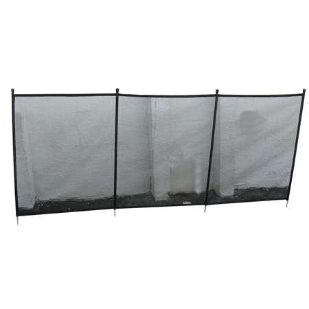 GLI Inground 4 ft x 10 ft Pool Safety Fence - One Complete Section (Designer Black)