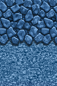 Boulder Swirl 12 x 24 ft Oval UniBead Liner 52 inch Standard Specifications