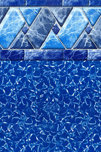 Toile à Bille River Stone 52 pouces Standard 16 x 32 pieds Ovale