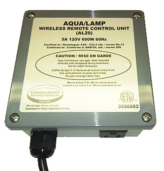 Système de Lumière Murale LED Aqualamp à Basse Tension pour Piscine Creusée (1 Lumière Blanche)