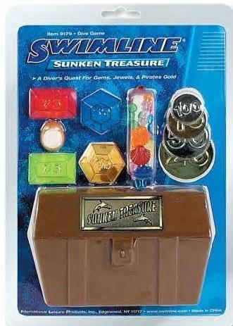 Jeu de chasse aux trésors submergé