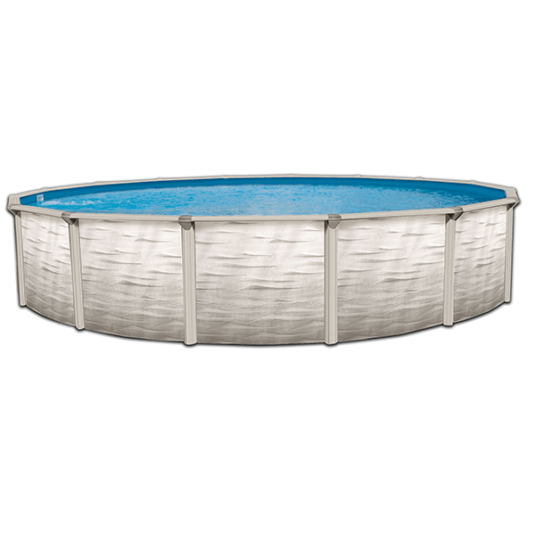 Esprit 18 ft Round Above Ground Pool with Punka Wall, Liner and Skimmer
