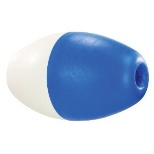 Flotteur bleu et blanc de 5 x 9 pouces