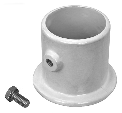 PF2119L Top Mount Inground Pool Ladder Anchor - Aluminum, 1.90 Inch, With Set Screw