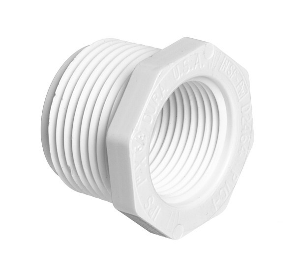 2 Inch x 1.5 Inch Reducer Bushing - Male International Pipe Thread x Female International Pipe Thread