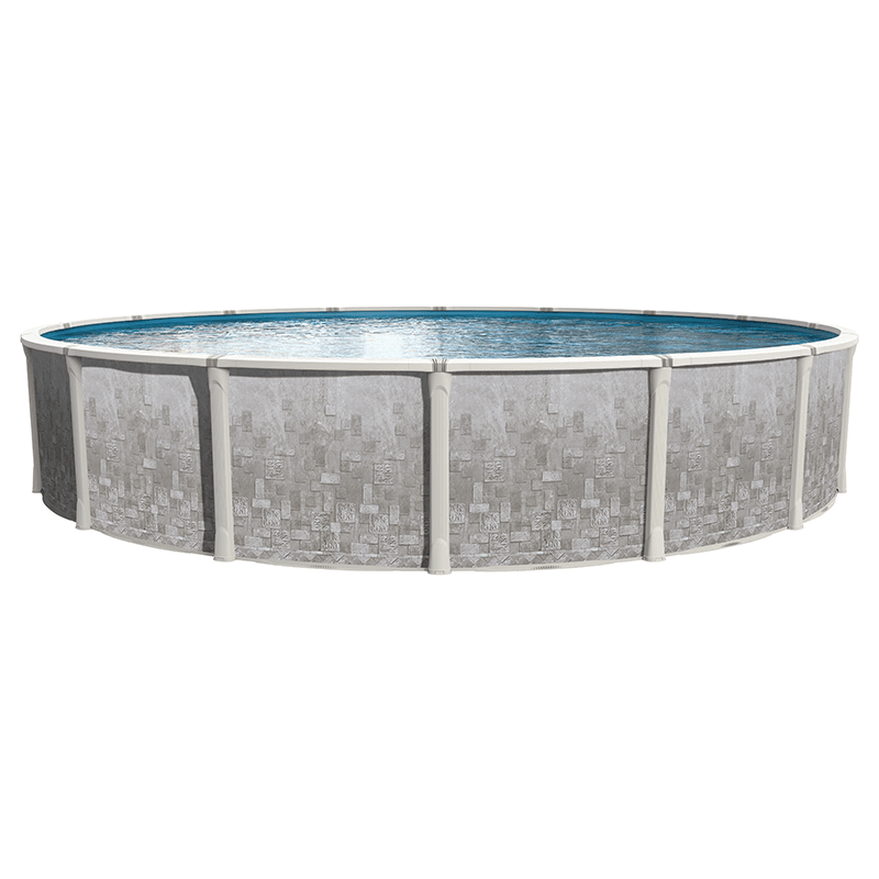 Opus 18 ft Round Above Ground Pool with Liner and Skimmer Pool