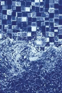 Toile à rabat Ocean Wave ovale de 12 x 18 pieds pour piscine d'une hauteur de de 48 / 52 / 54 pouces