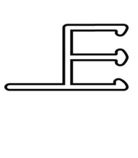 Dual Track - Top Mount Inground Coping - 2 ft Rounded Corner - White