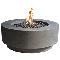 Foyer au propane rond de 40 pouces avec couvercle Ross