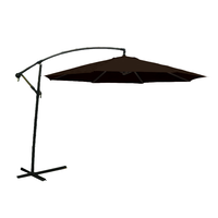 10 ft Polyester Hanging Umbrella (Moka/Chocolate)