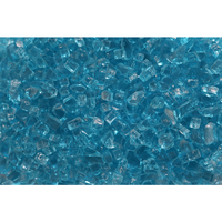 Quarter Inch Fireglass (25 lb - Caribbean Blue)