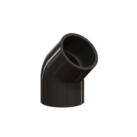 Enersol PVC 1.5 Inch 45 Degree Elbow (Slip x Slip) - Black