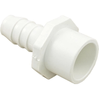 Waterway Barb Adapter 0.75 Inch Slip x 1 Inch Spigot x 0.75 Inch Ribbed Barb - 672-4310