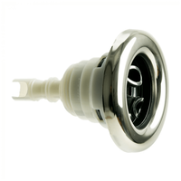 Waterway - Poly Storm - Twin Jet - 3.375 Inch - Rotational - Stainless Steel Black - 229-8121S