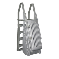 VinylWorks Combo Above Ground Entry Step with Gate