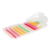 Bestway High Fashion 79 Inch Folding and Floating Pool Lounge Chair