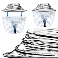 The Skimmie Cyclone 7 Inch - Turbo Charges Pool Skimmer Water Flow